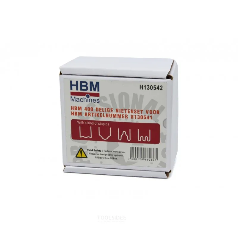 Jeu d'agrafes de 400 pièces pour HBM Numéro d'article H130541